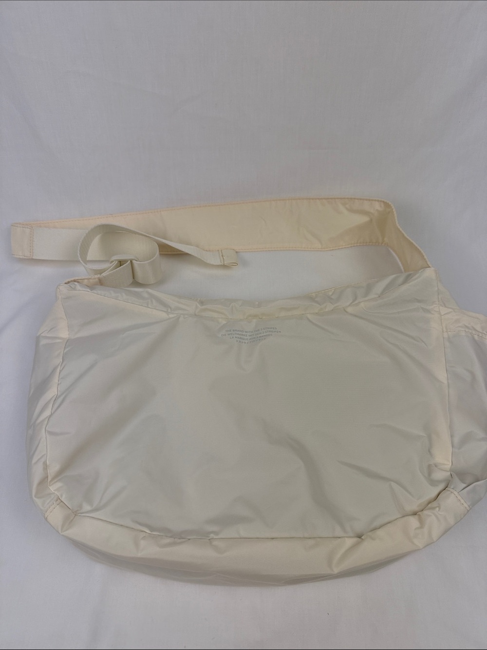 adidas Cream Nylon Crossbody Sling Bag - Picture 6 of 7